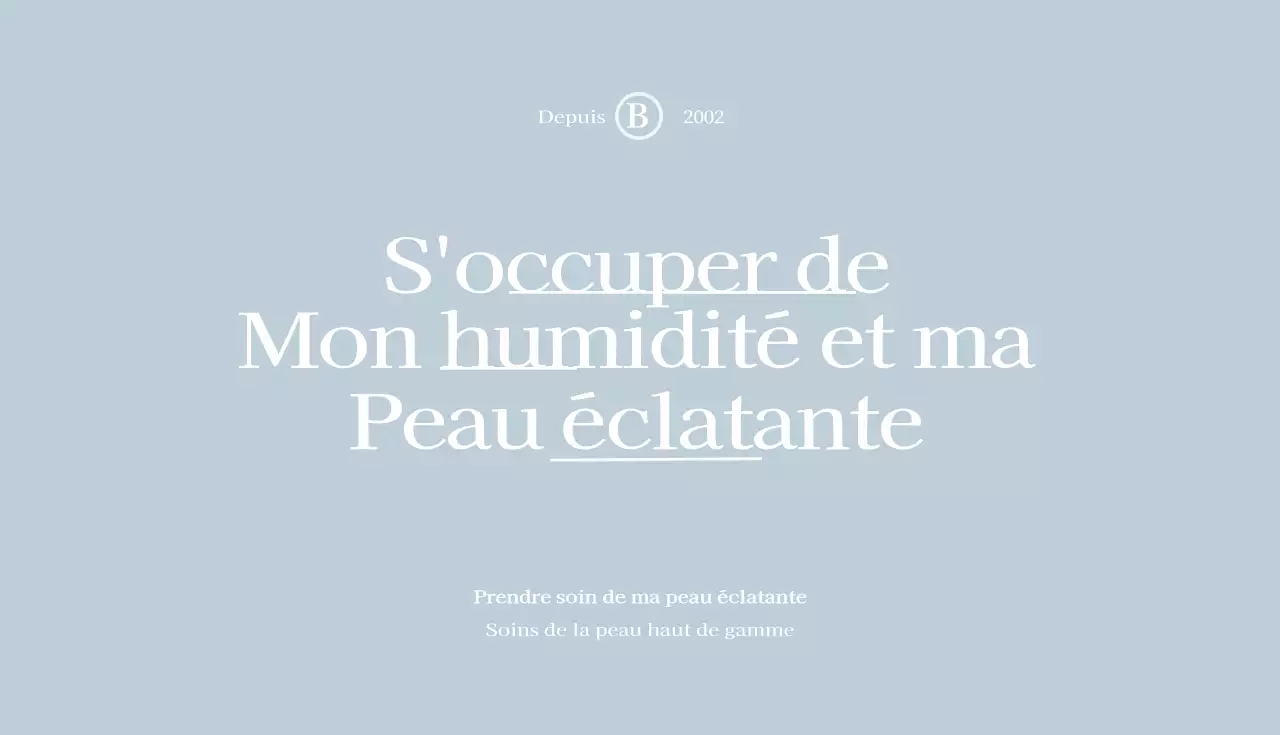 Carte de visite d'un salon de beauté luxueux en bleu et gris