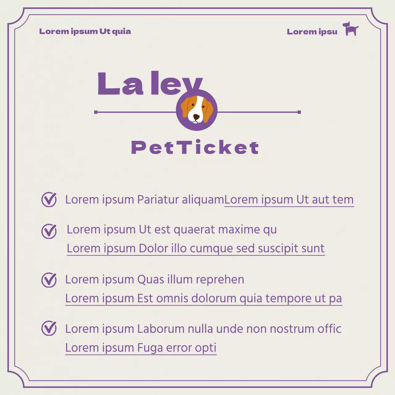 Acerca de las entradas para la mascota púrpura