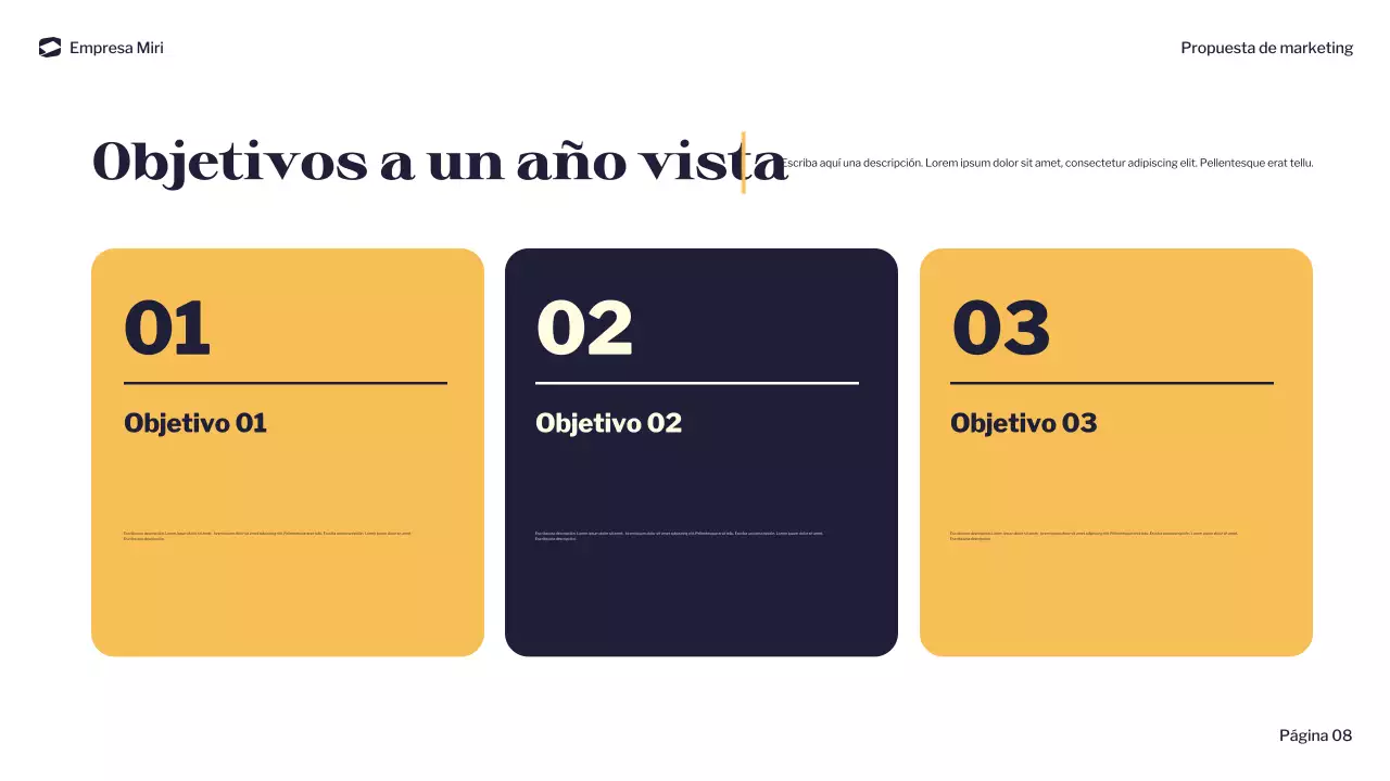 documento de marketing navy modern