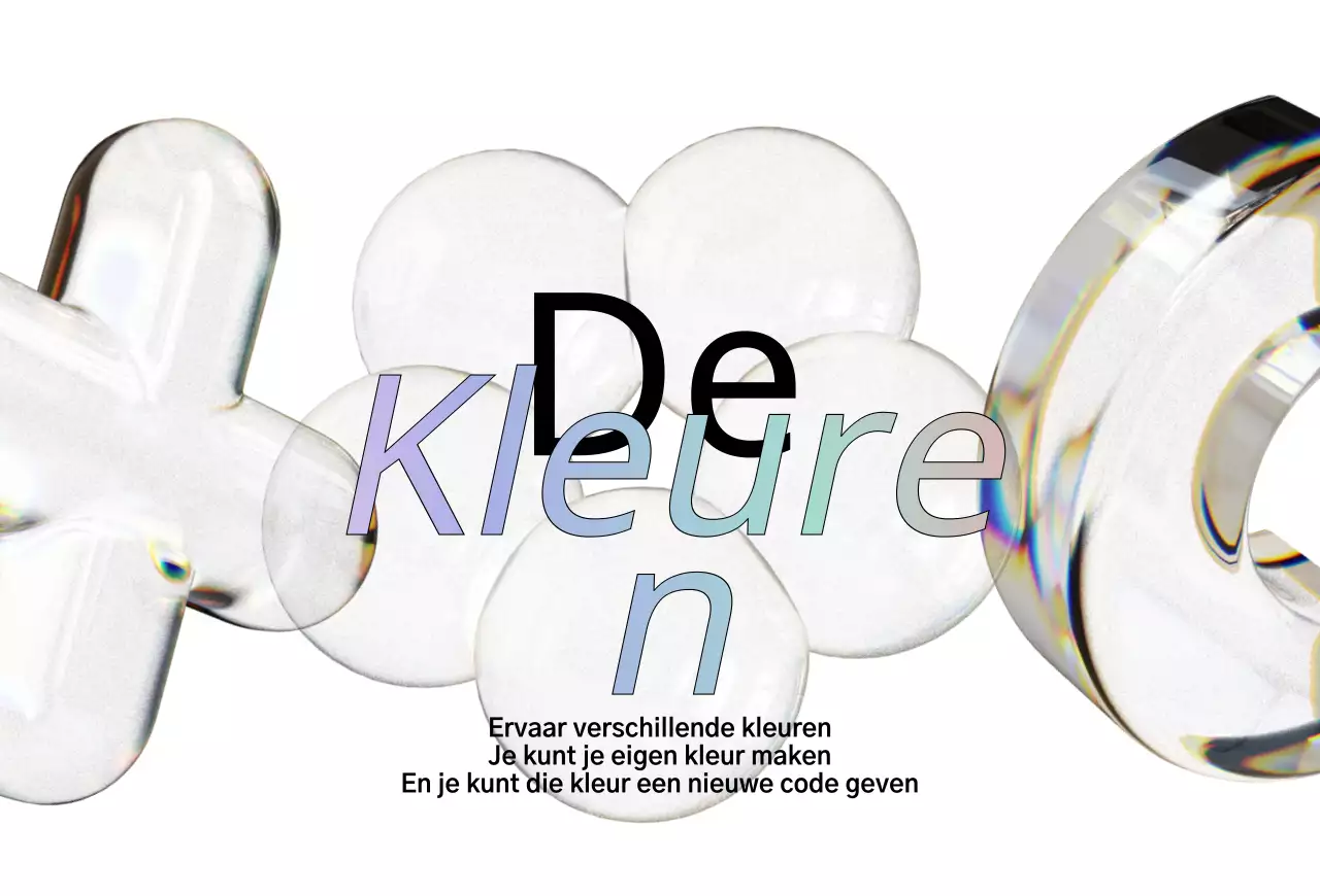 Strak vormgegeven pop-up store merchandise met witte en zwarte glazen objecten