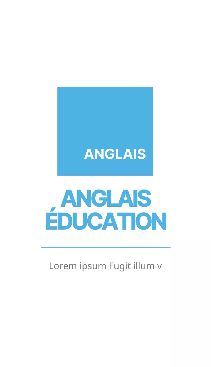 ENSEIGNEMENT DE L'ANGLAIS