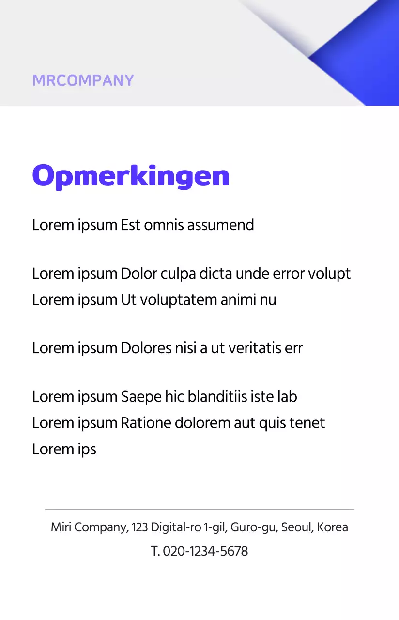 Geometrische vormen in paars en grijs Keurig tempelcertificaat