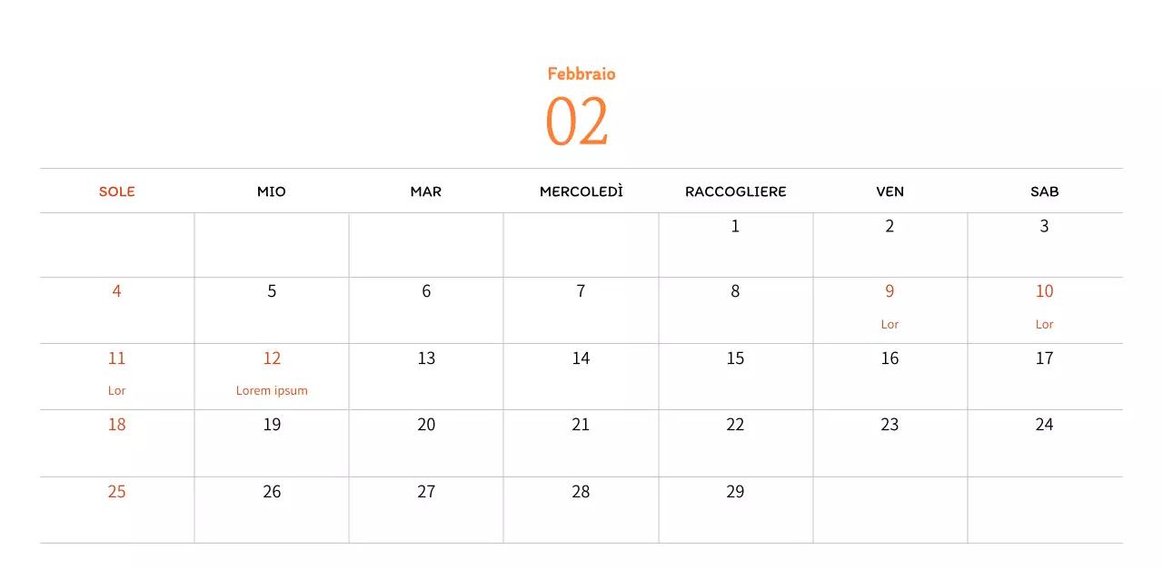 Illustrazioni di francobolli con un concetto caldo
