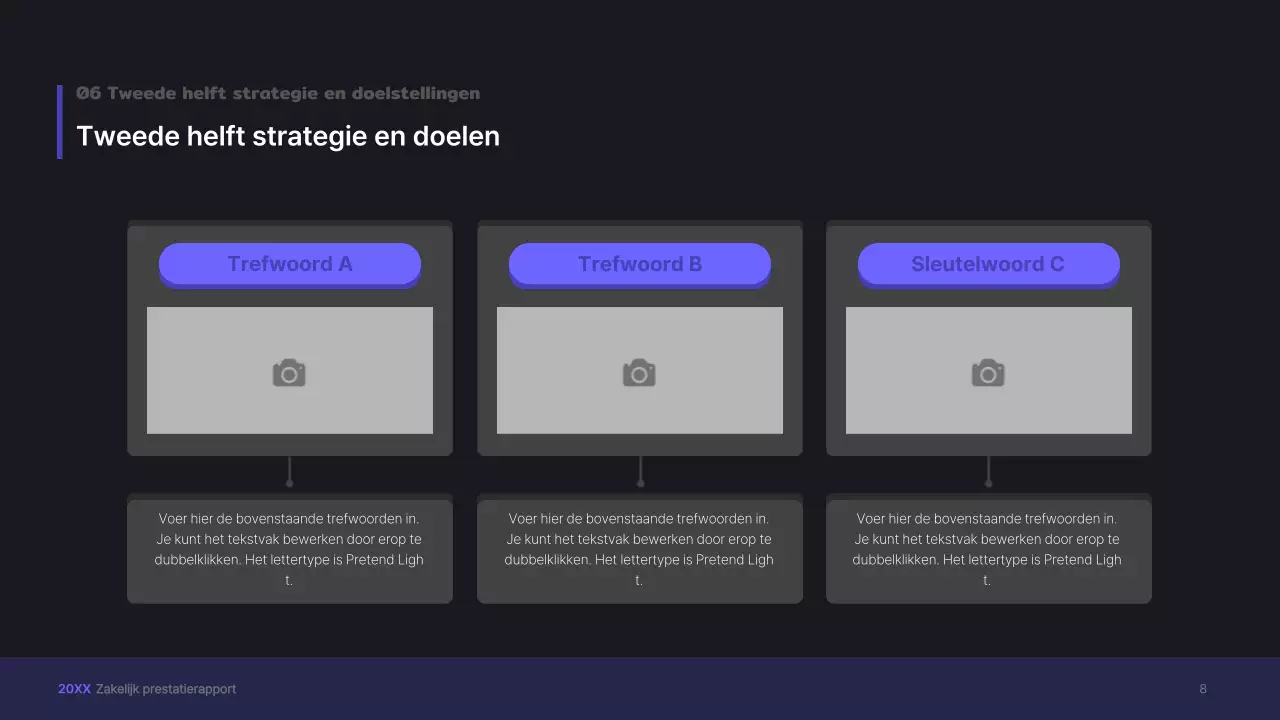 Paarse, driedimensionale UI-concept zakelijke presentatie kit