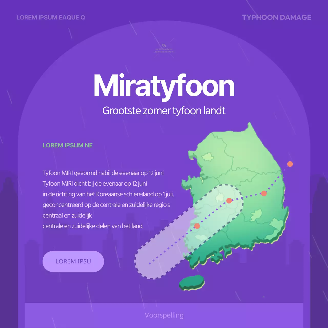 Hoe schade door paarse en chartreuse tyfoons te voorkomen