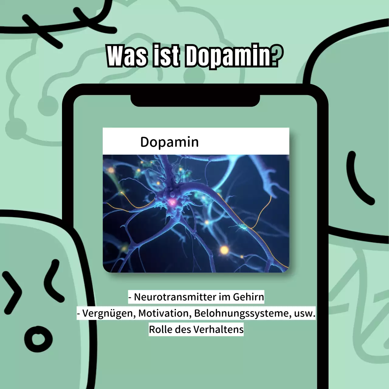Gestalten Sie einen farbenfrohen, illustrierten TelefonrahmenEinführung in Dopamin