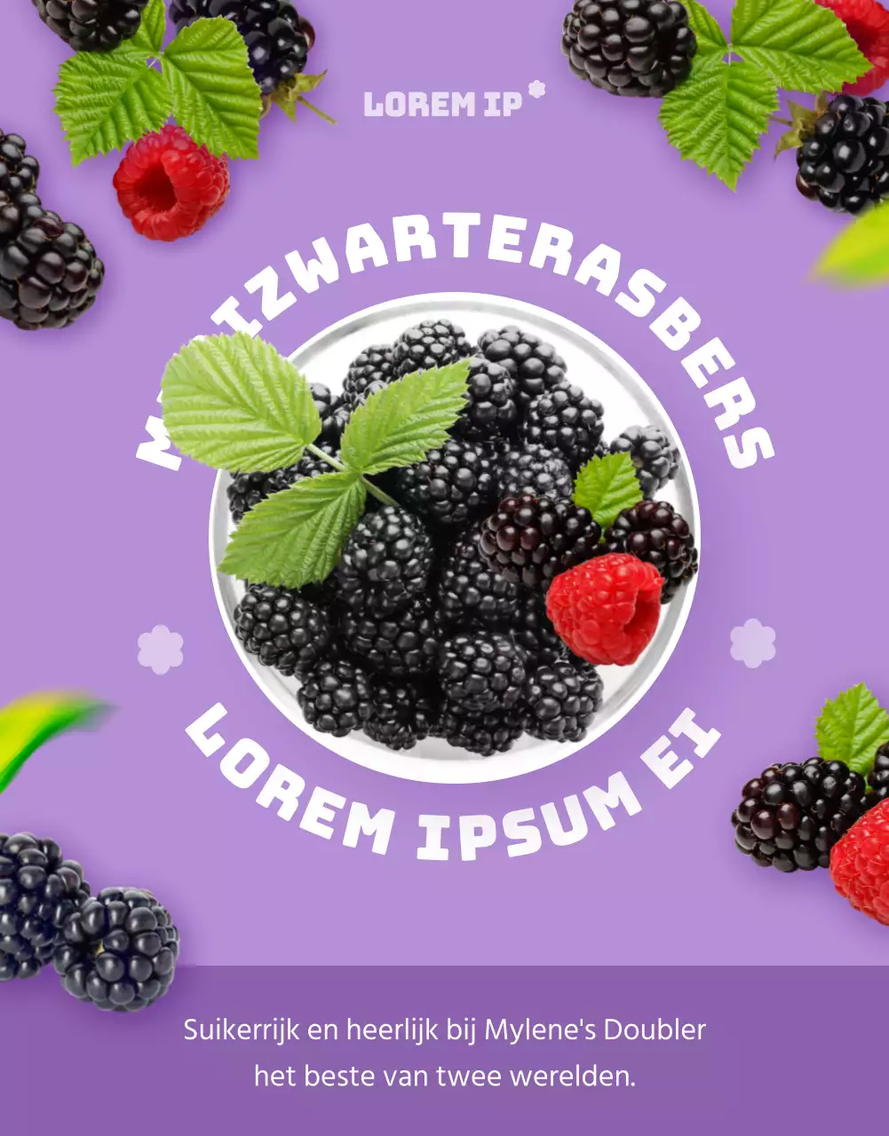 Een eenvoudig en mooi mauve en wit wambuis