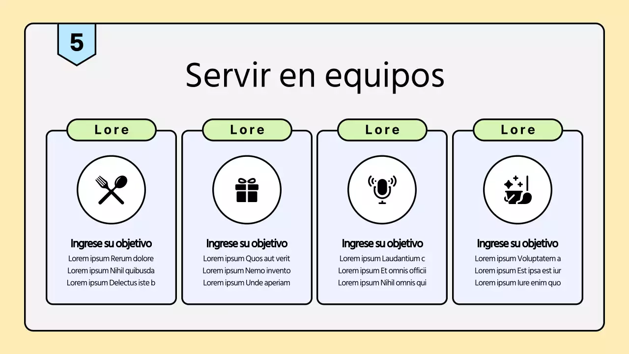 Un folleto de misiones de verano de la Iglesia, limpio y en colores pastel
