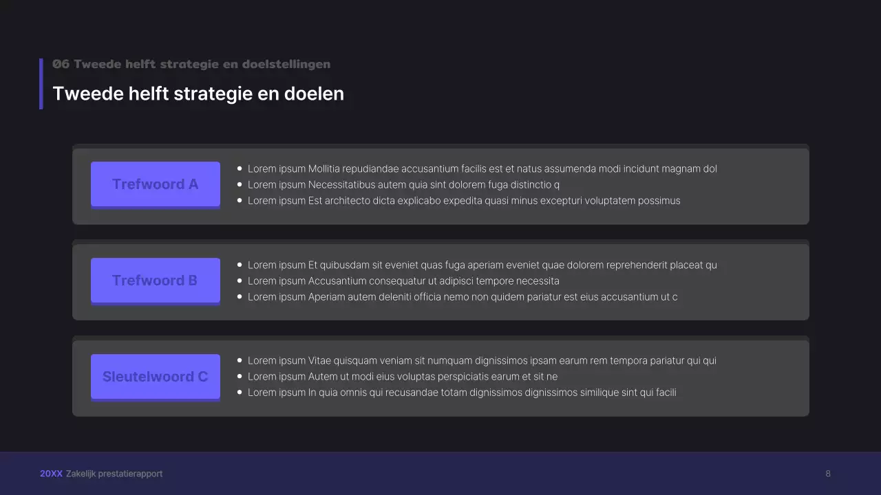 Paarse, driedimensionale UI-concept zakelijke presentatie kit