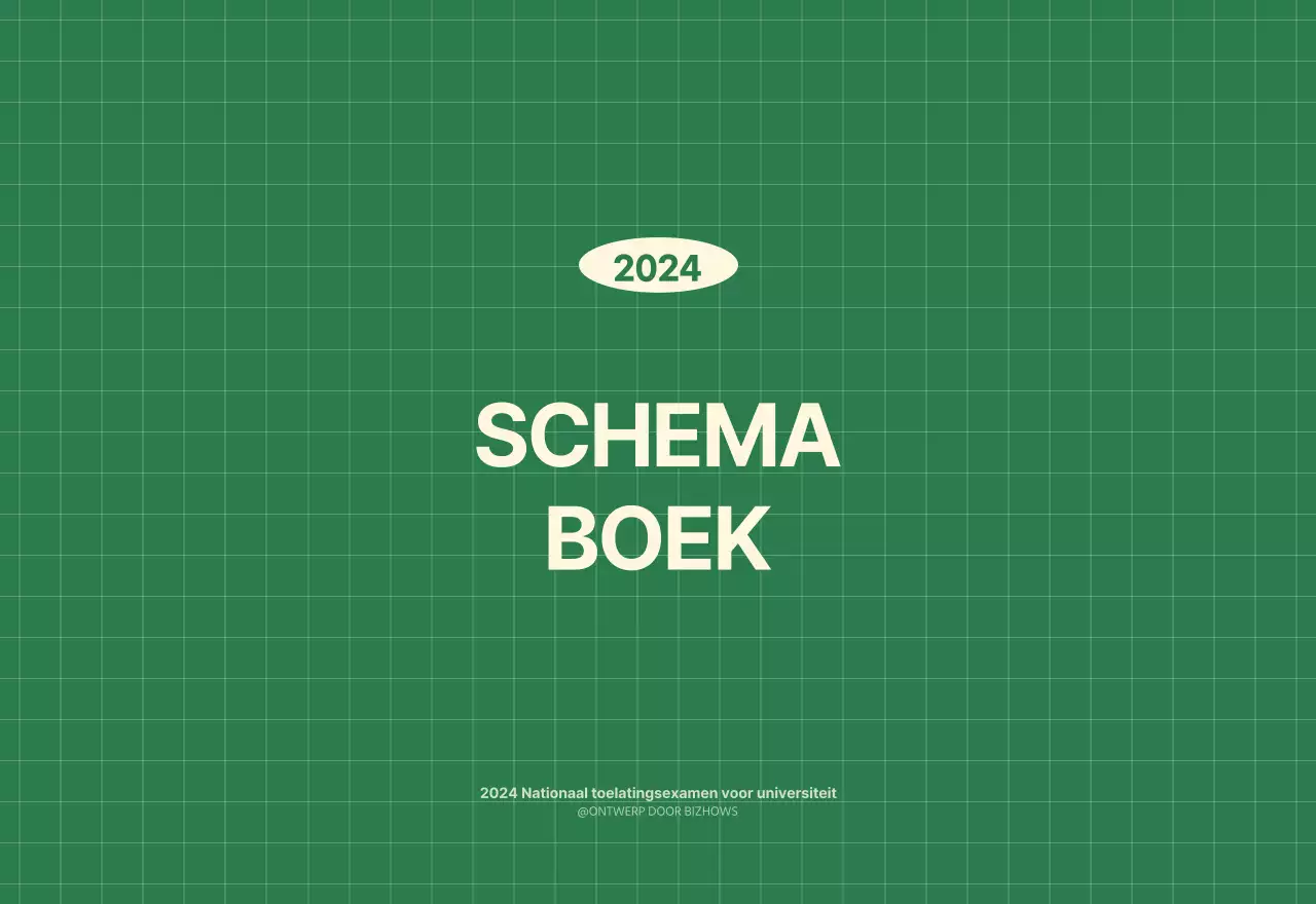 SAT D-day notitieblok concept wandkalender in groen en lichtgeel