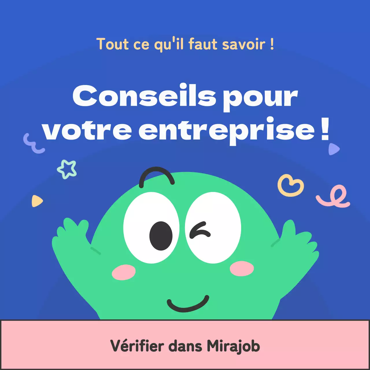 Des illustrations bleues et vertes très amusantes présentent le vrai type de collègue.