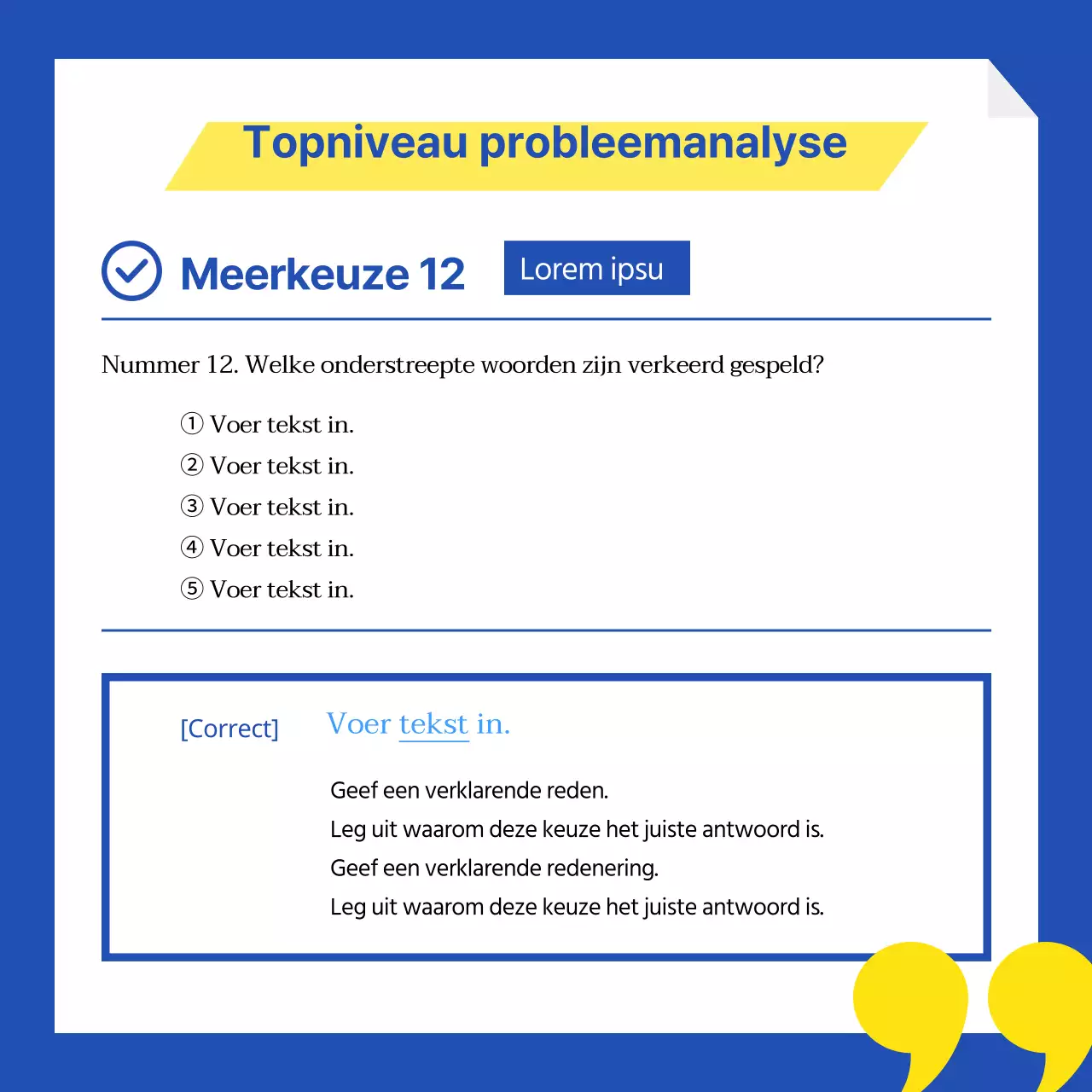 Analyse van de blauwe en gele hagwonschoolprestatietrends