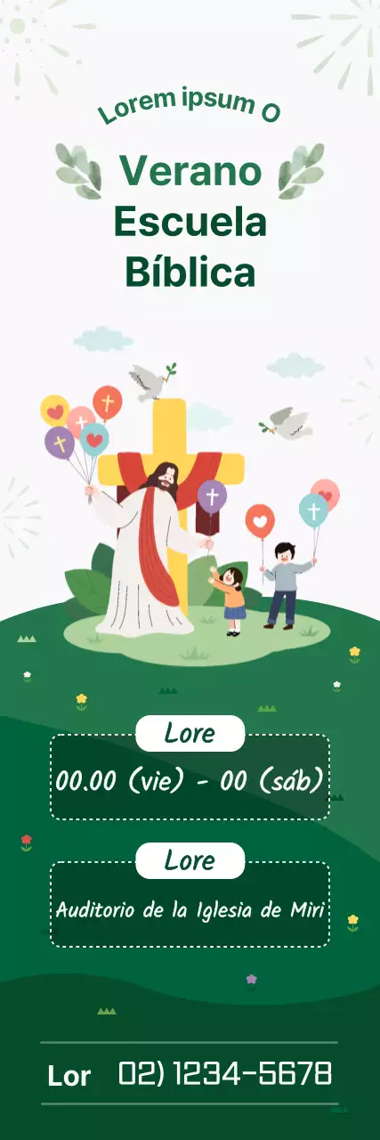 Presentamos la Escuela Bíblica de Verano de la Iglesia Verde y Bonita