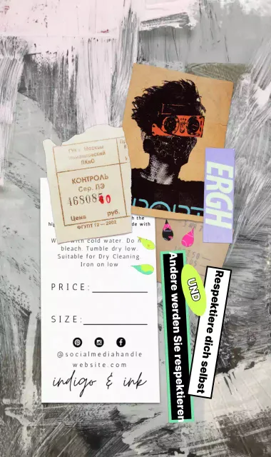 Eine künstlerisch-sentimentale Collage von Erinnerungen