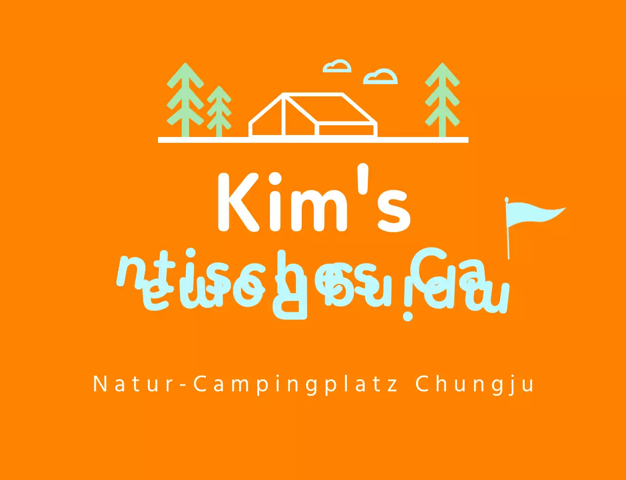 Hellblaues Natur-Campingplatz-Personal-Outfit