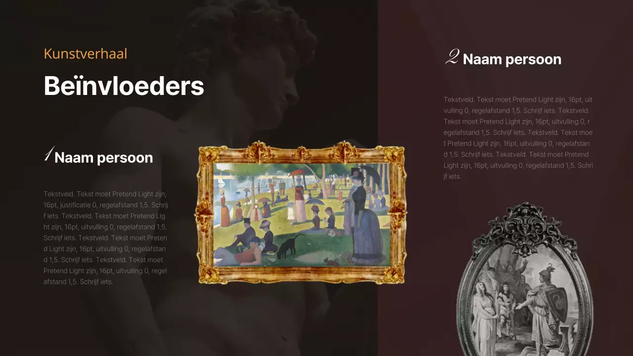 Infographic antiek meesterwerk in zwart en bruin