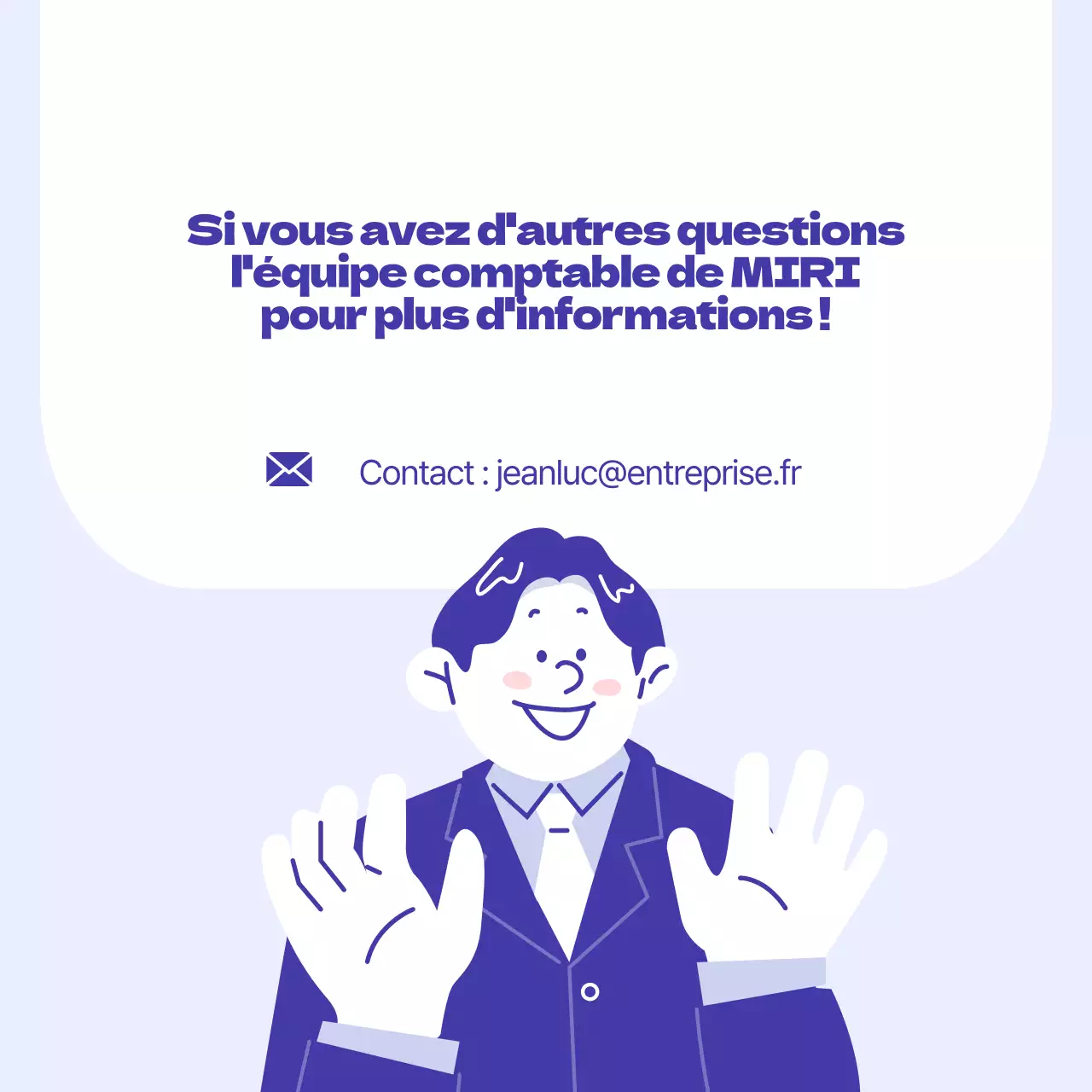 Informations bleues et minimalistes sur les pensions de retraite