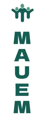 Diseñar un logotipo corporativo con una persona de color verde oscuro cogida de la mano