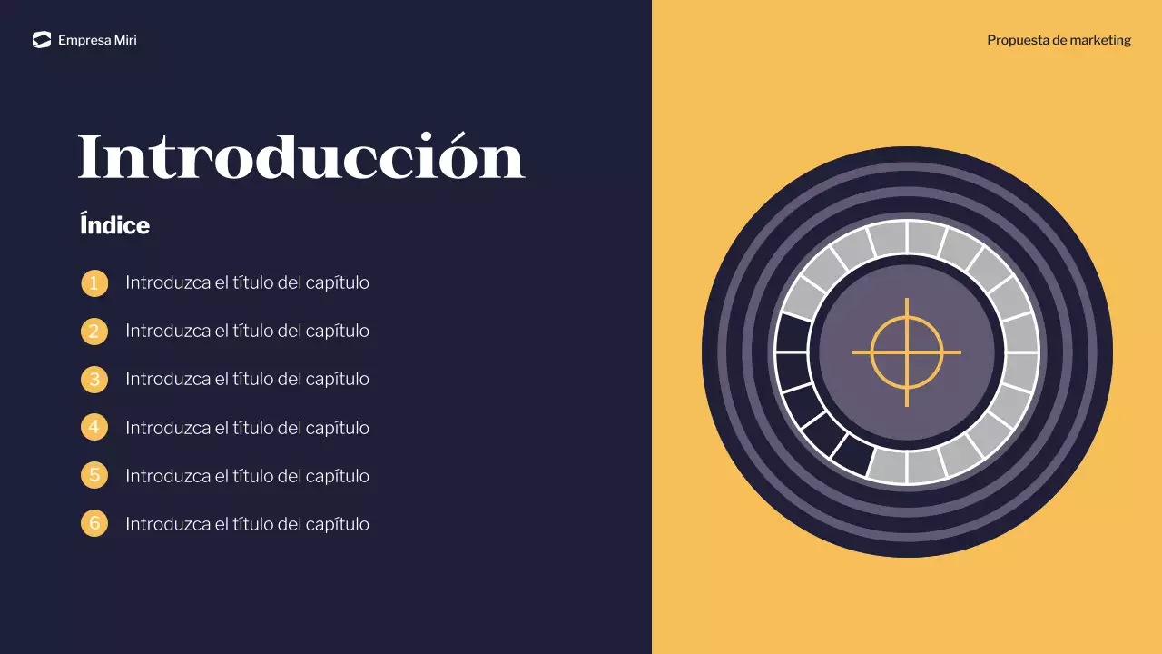 documento de marketing navy modern