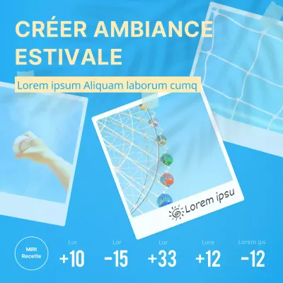 Comment retoucher un polaroïd bleu clair et jaune