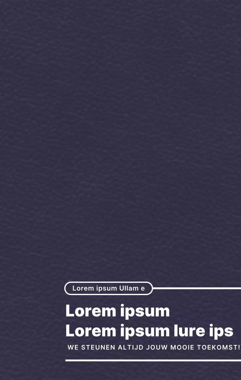 De universiteitsslogan benadrukken met een eenvoudig tekstlay-outconcept