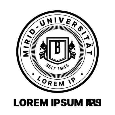 Ein klares, stilisiertes Logo für die Miridhi Universität