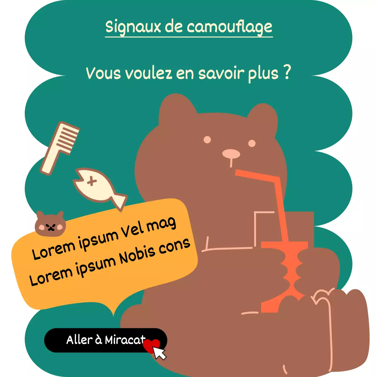 L'adorable histoire du langage des chats de Brown et Yellow