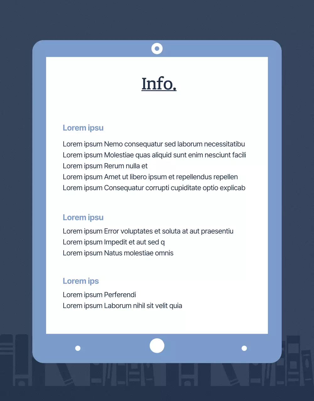 Vente d'ebooks en bleu et rose