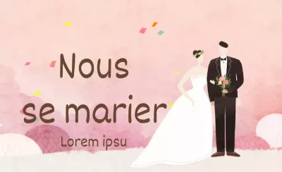 Nous allons nous marier