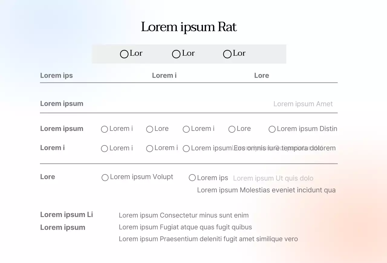 Glanzende eenvoudige kledingwinkel met kleurverlopen