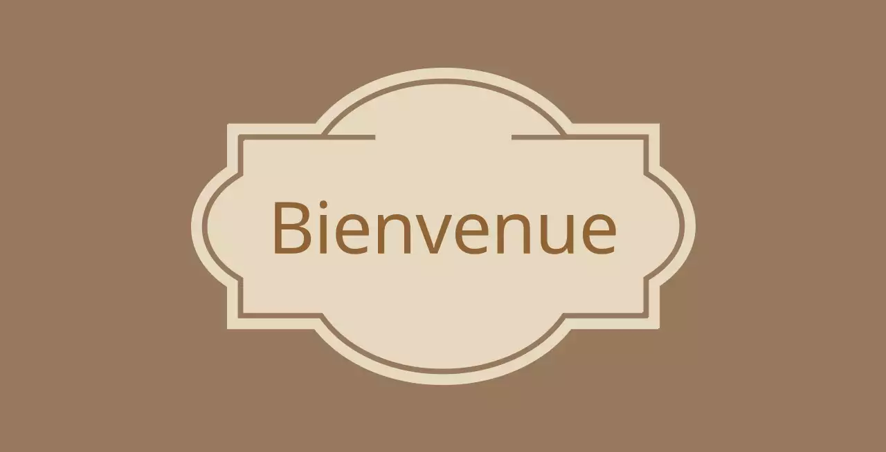 Panneau de bienvenue avec étiquettes Hôtel Valeant