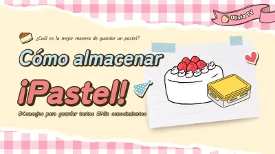 Cute and Fancy Cakes Cómo conservar los alimentos de forma segura YouTube Thumbnail