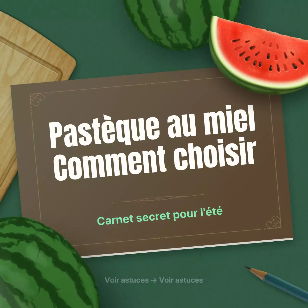 Conseils pour choisir une pastèque tropicale rouge et verte expliqués