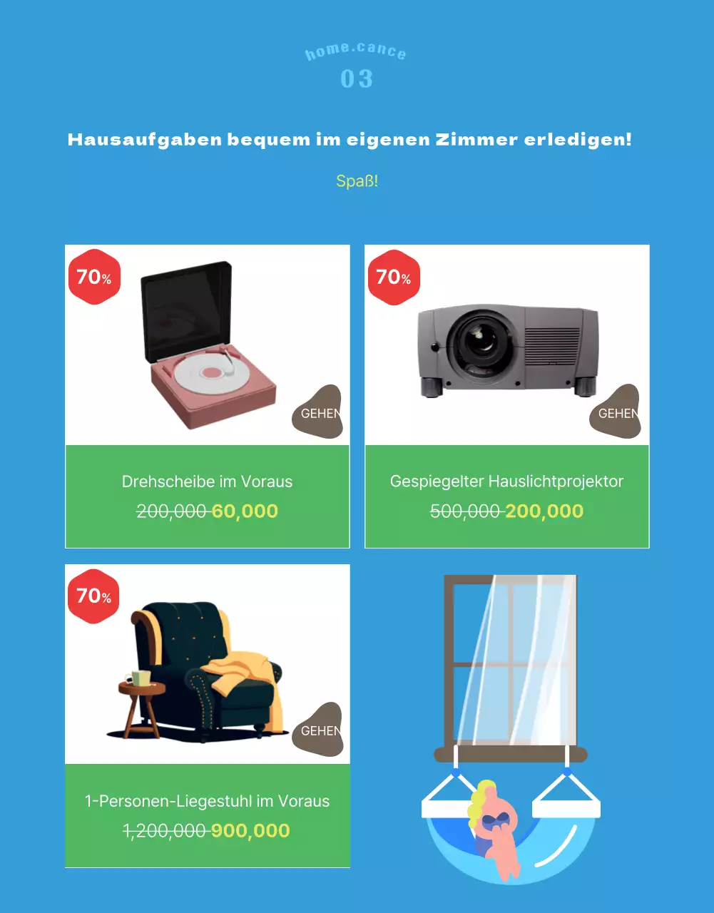 Ein farbenfrohes Sommerfest mit himmelblauen Akzenten