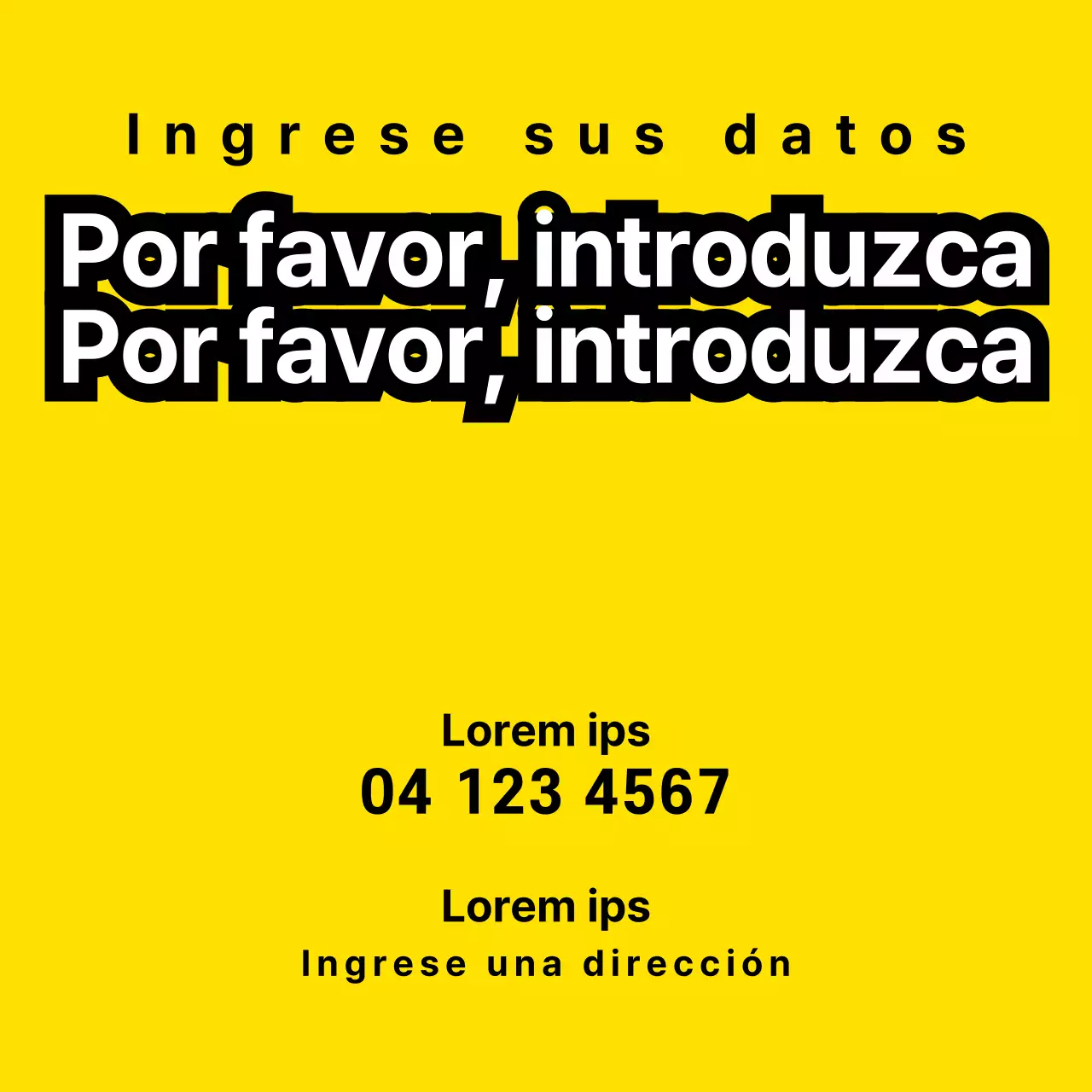 Por favor, introduzca