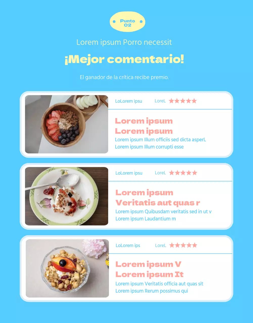 Información sobre el yogur en simpáticas ilustraciones en tonos pastel