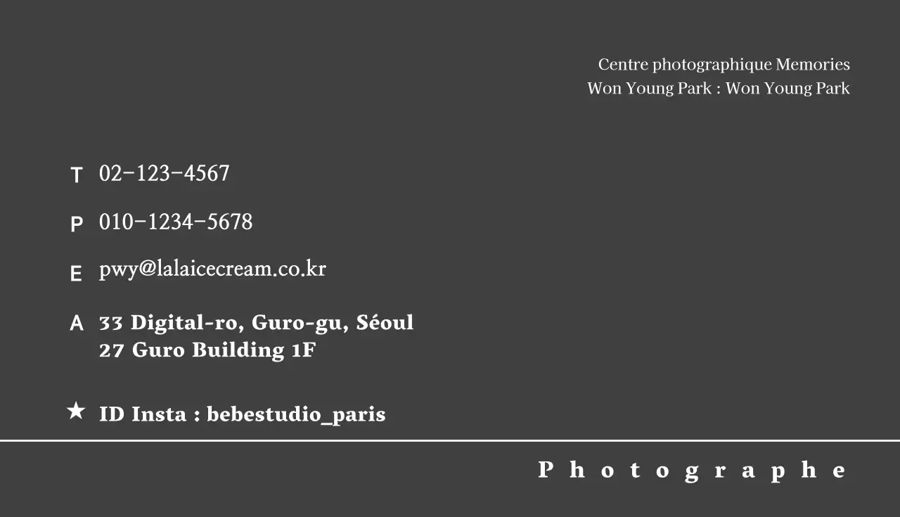 Galerie de photos des souvenirs