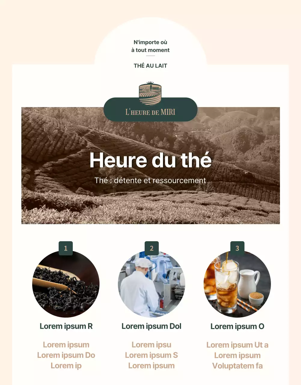 Base de thé au lait décaféiné