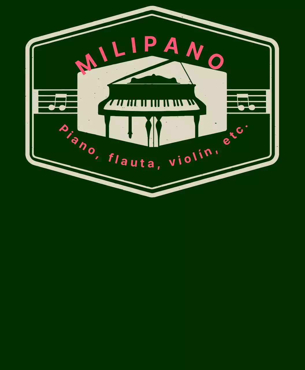 Camiseta de grupo de la escuela de piano