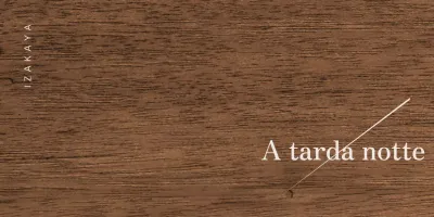 Design Izakaya con kanji grigio chiaro e linee diagonali