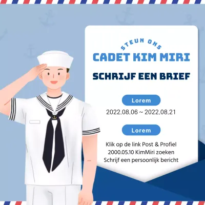 Zo schrijf je een marinebrief in blauwe tinten