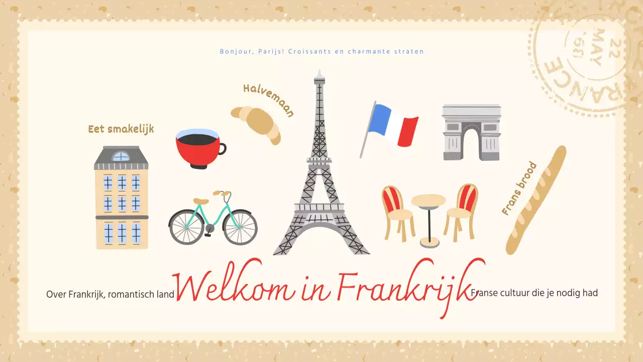 Een minimalistische kennismaking met het platteland in beige en rood