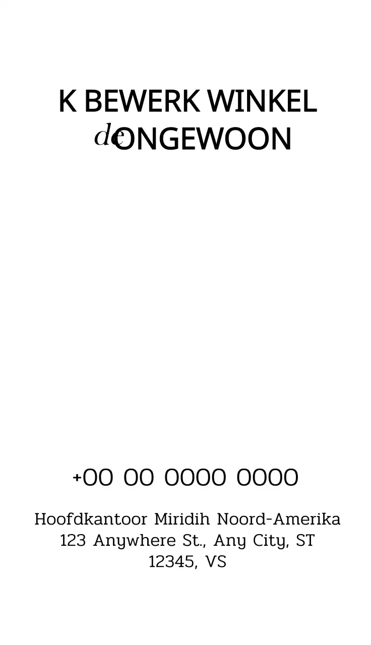 Een redactiewinkel met een groot alfabet op een lichtblauwe achtergrond