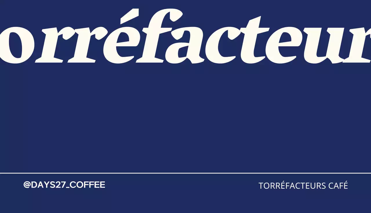 Carte de visite colorée et simple en orange, marine et vert