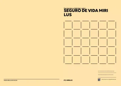 Utilizar líneas para promover una orientación minimalista en materia de seguros