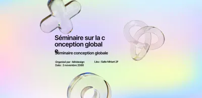 Un séminaire coloré, simple et moderne