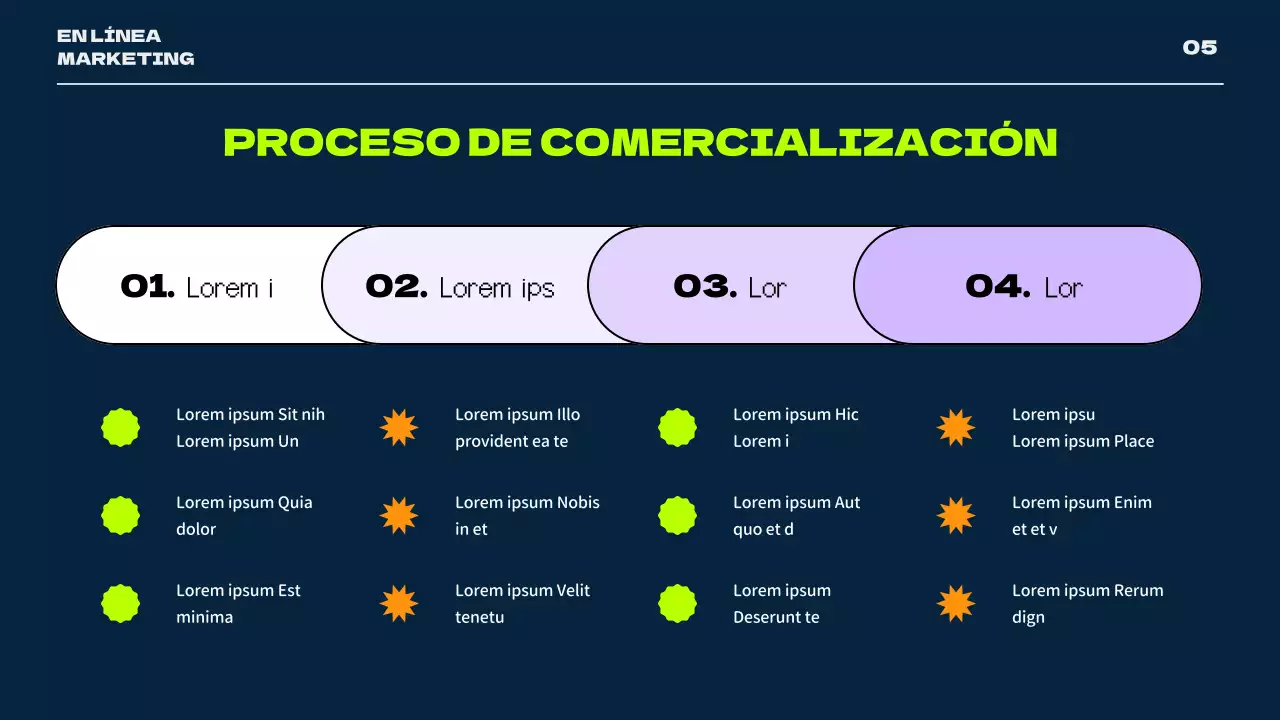 Un tema retro para las redes sociales en colores azul marino y neón