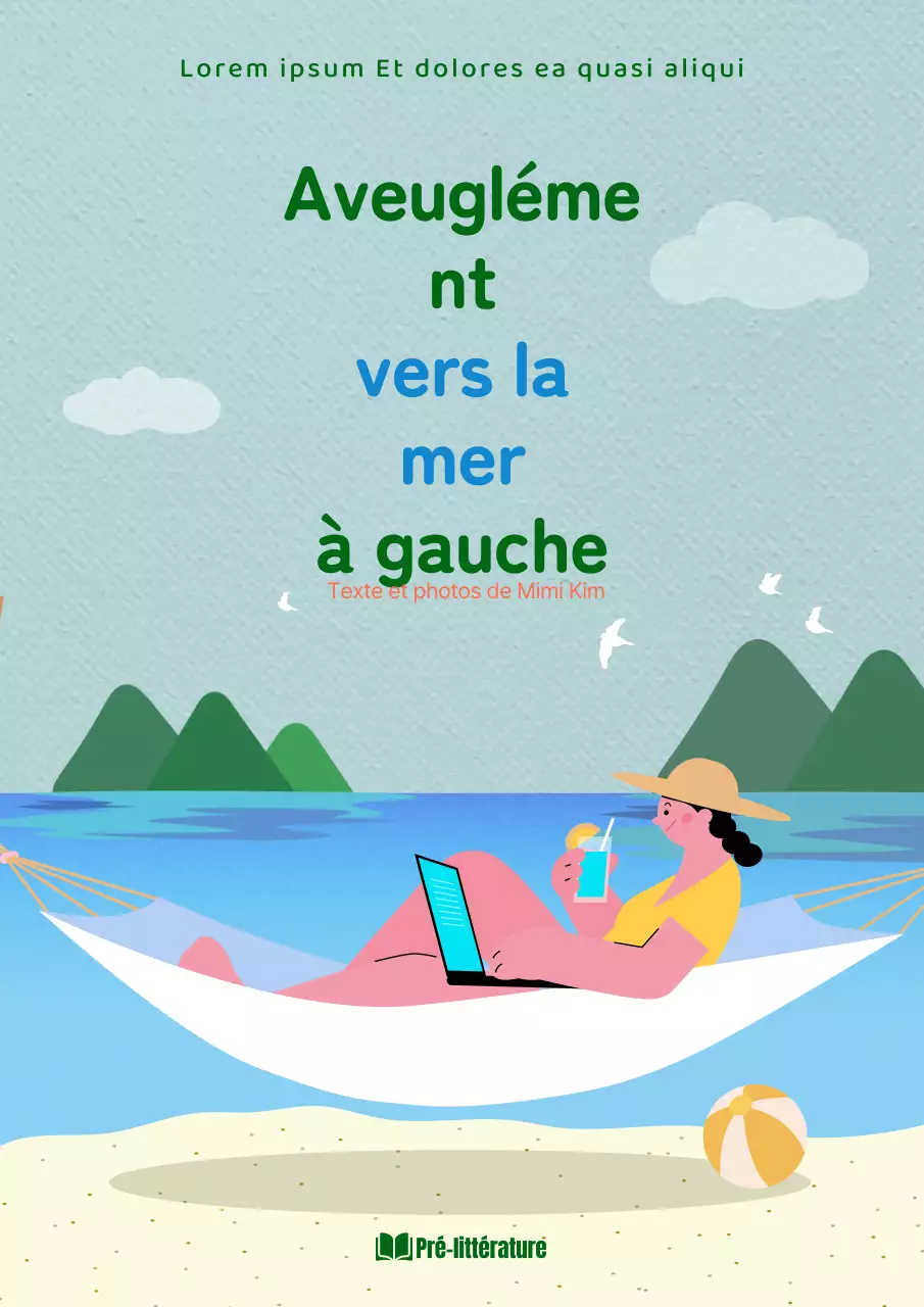 Un essai apaisant sur fond d'océan bleu et vert