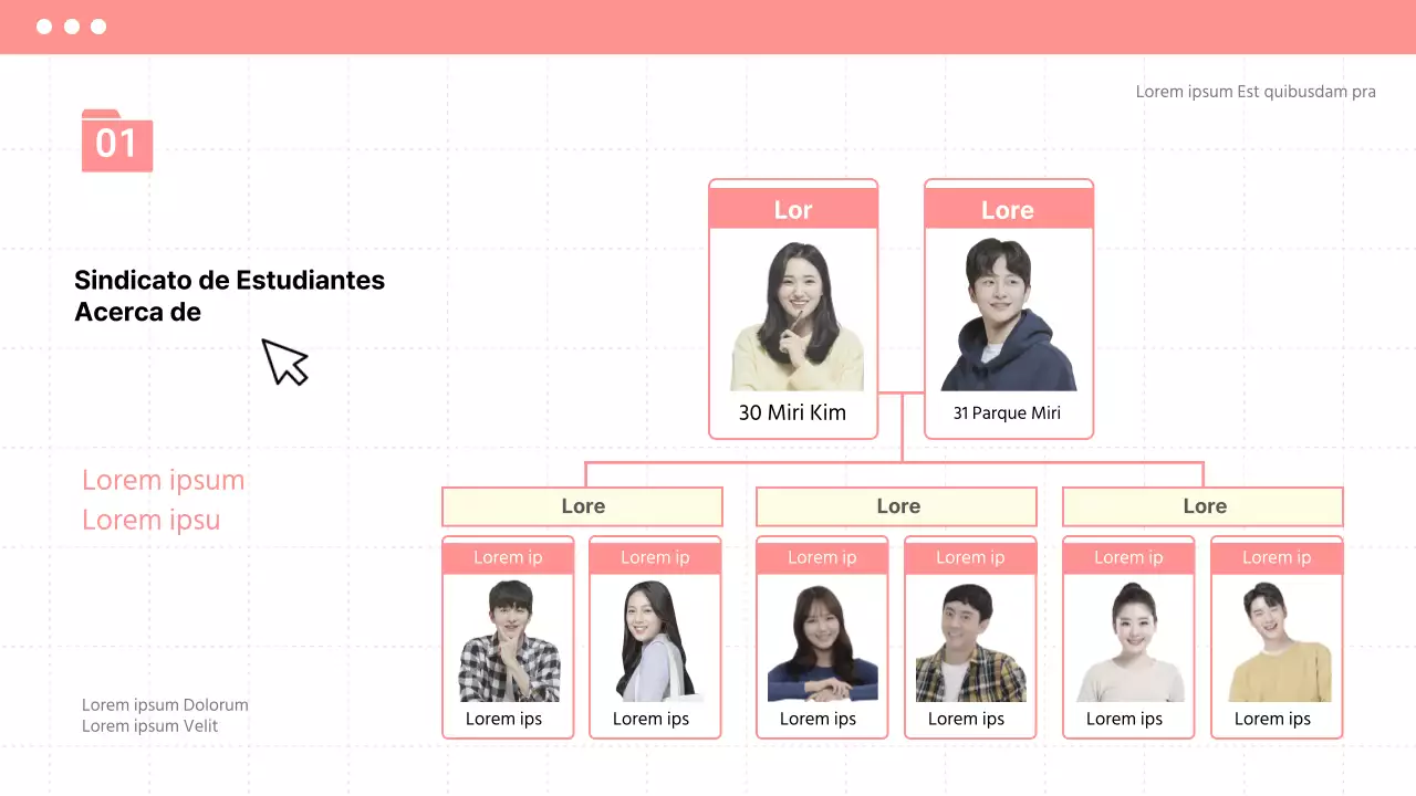 Anunciar el pleno de fin de legislatura con un estilo sencillo en beige y rosa