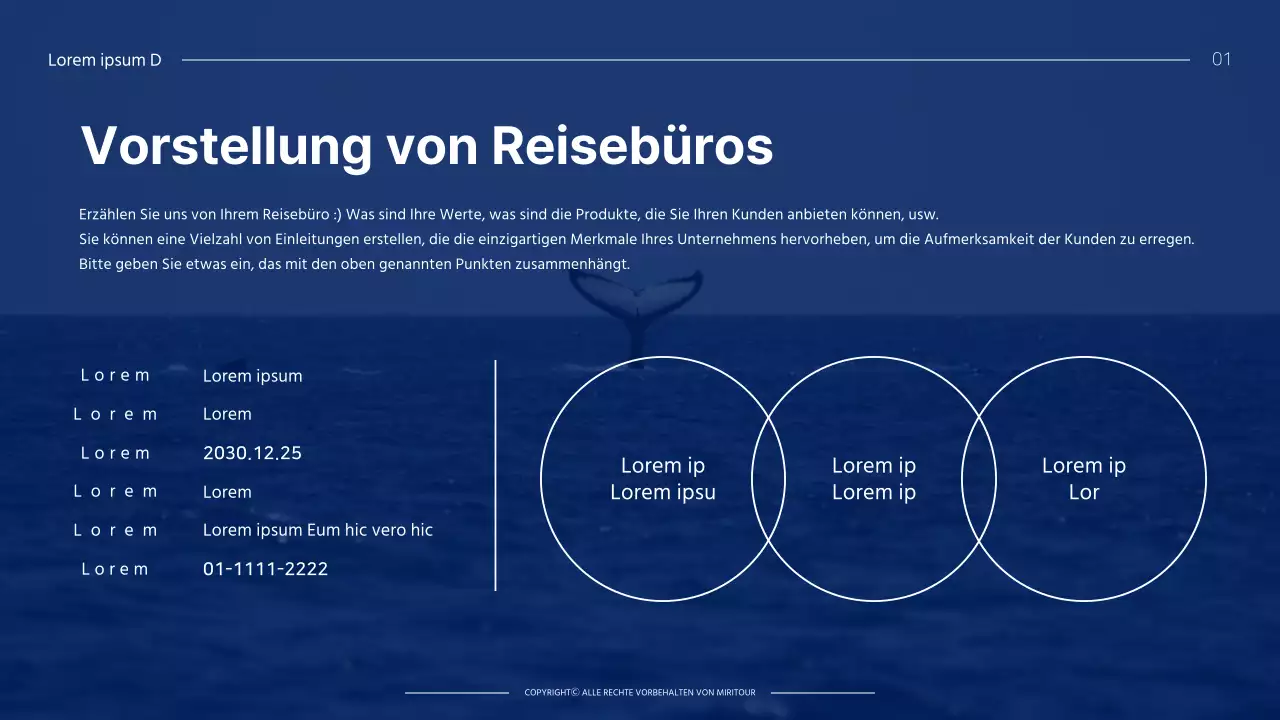 Reiseführer mit lila Themen